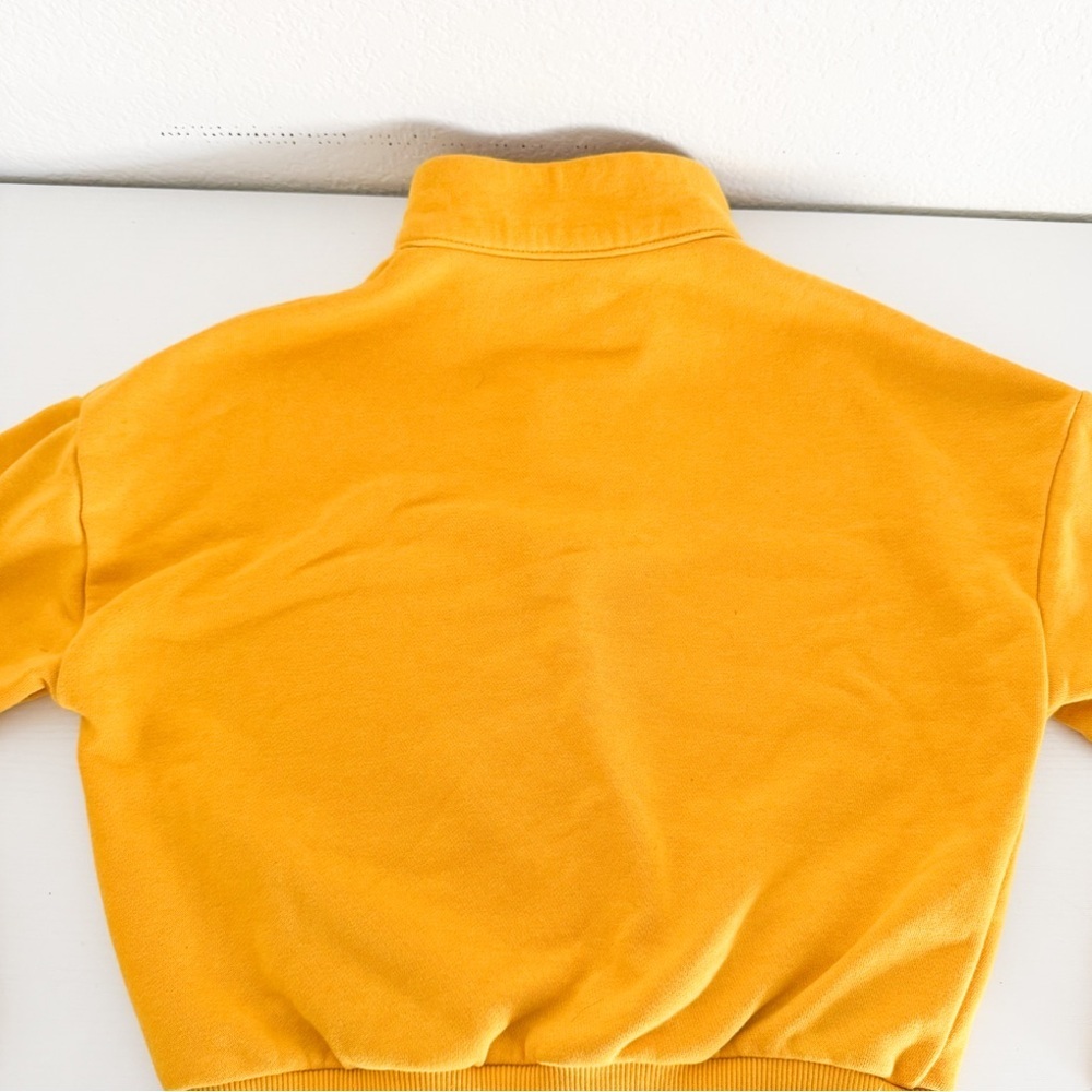 Girls Nike Yellow Half-Zip Sweatshirt size XS quarter zip - Picture 6 of 9